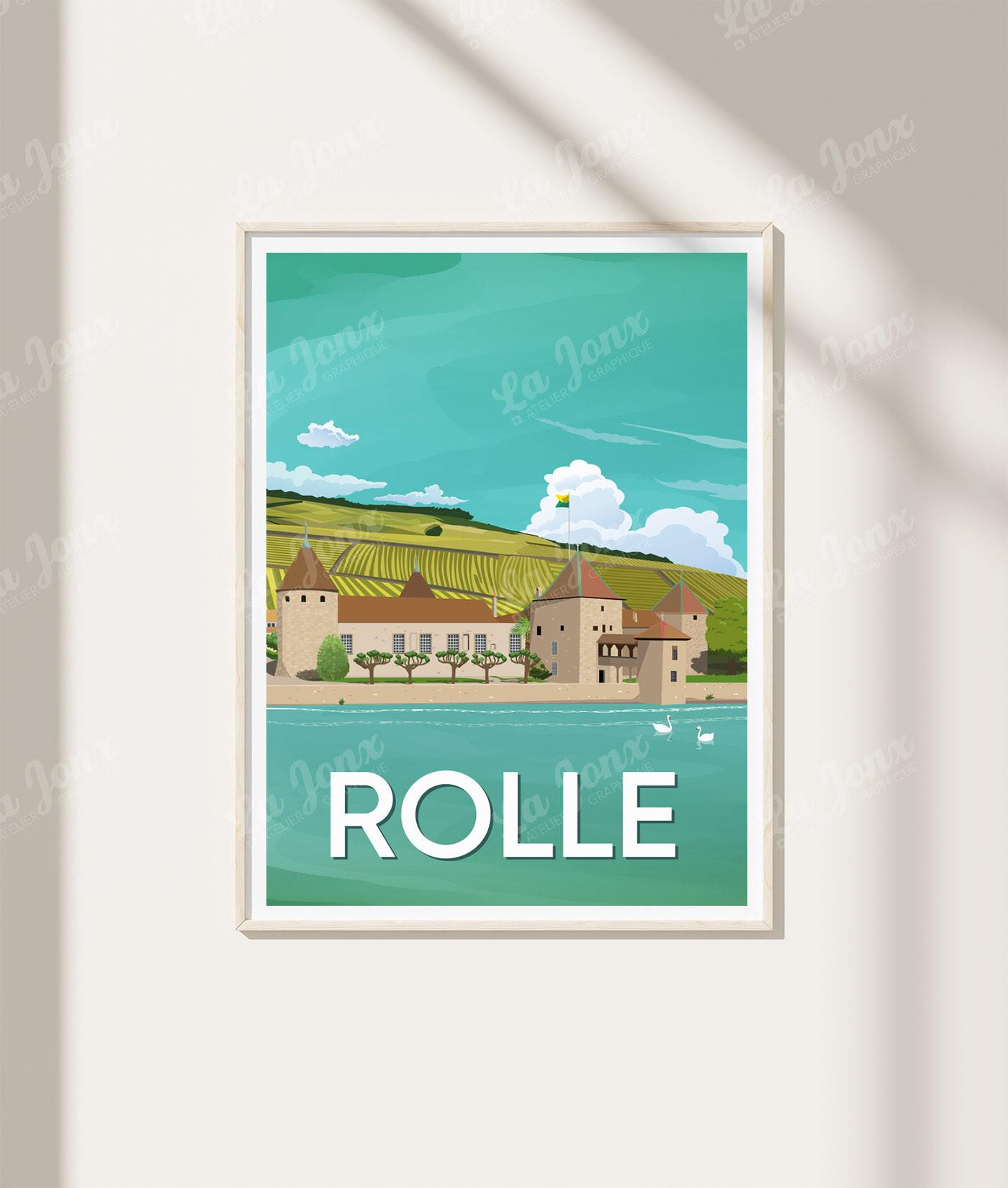 La-Jonx Affiche de Château de Rolle  