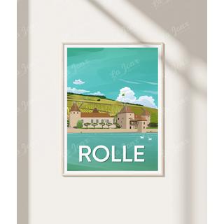 La-Jonx Affiche de Château de Rolle  
