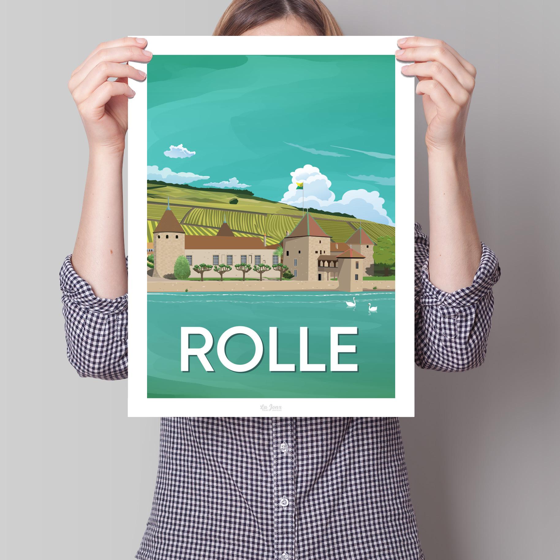 La-Jonx Affiche de Château de Rolle  