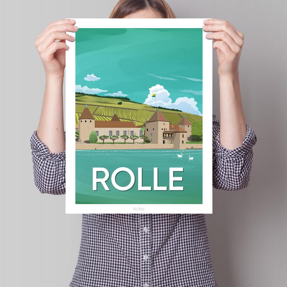 La-Jonx Château de Rolle - Poster  