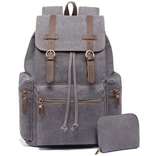 Only-bags.store Vintage Canvas Laptop Rucksack Daypack  