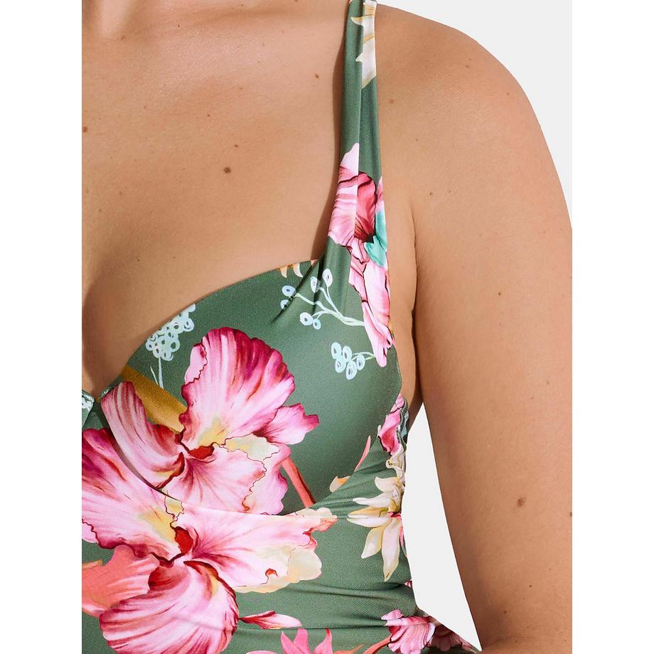 Lisca Rimini Einteiliger vorgeformter Verstellbare Träger-Badeanzug  