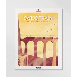 La-Jonx Viaduc de Landwasser - Poster  