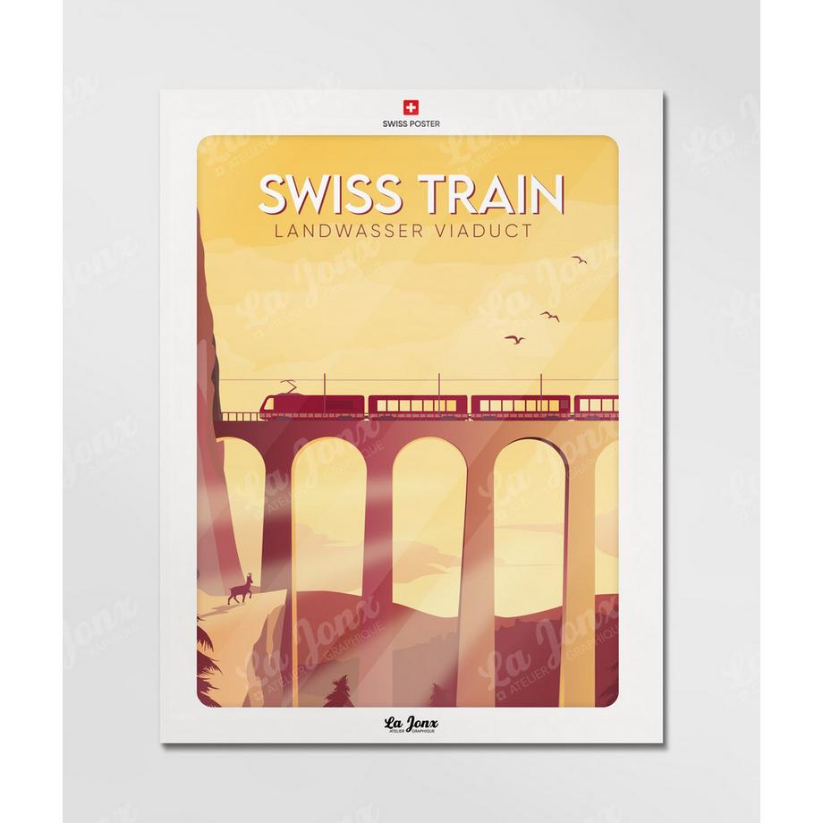 La-Jonx Viaduc de Landwasser - Poster  