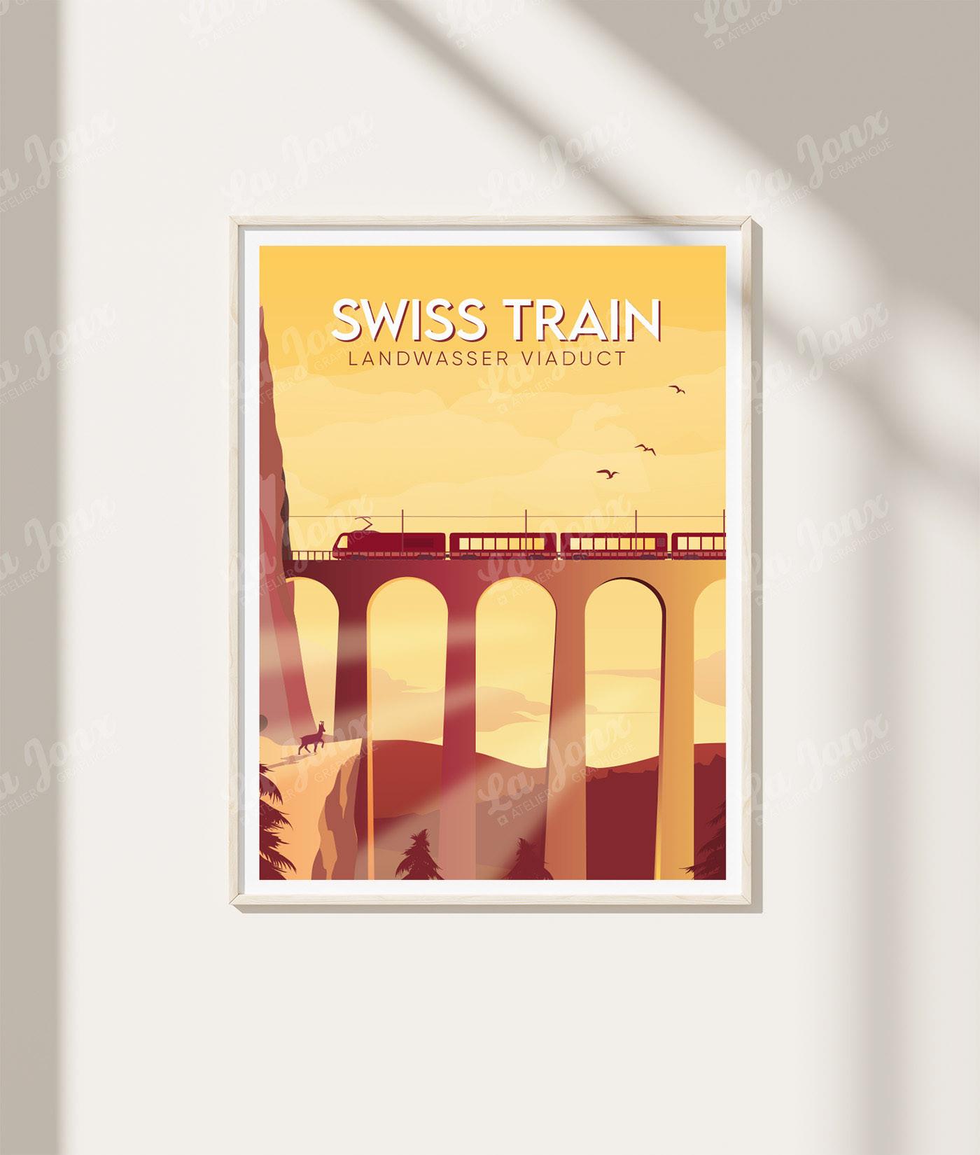 La-Jonx Viaduc de Landwasser - Poster  