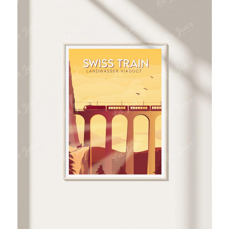 La-Jonx Viaduc de Landwasser - Poster  