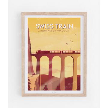 Viaduc de Landwasser - Poster