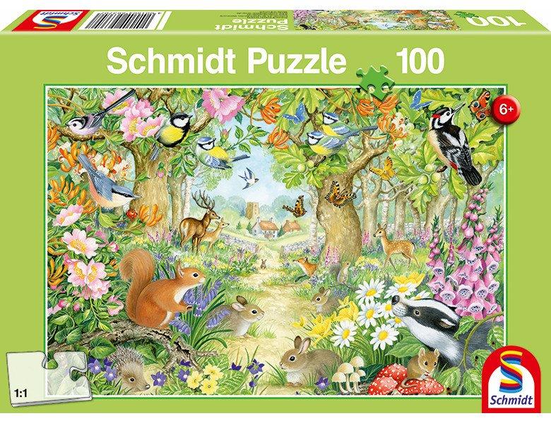 Image of Puzzle Tiere im Wald (100Teile)