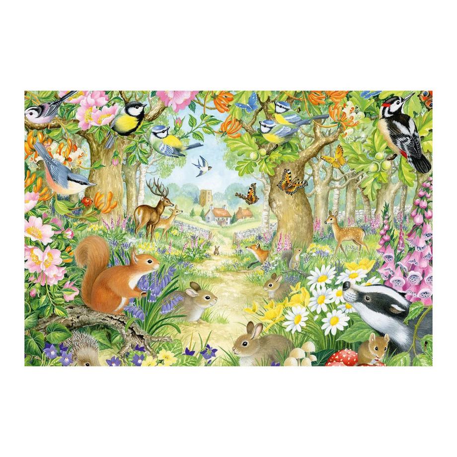 Schmidt  Puzzle Tiere im Wald (100Teile) 