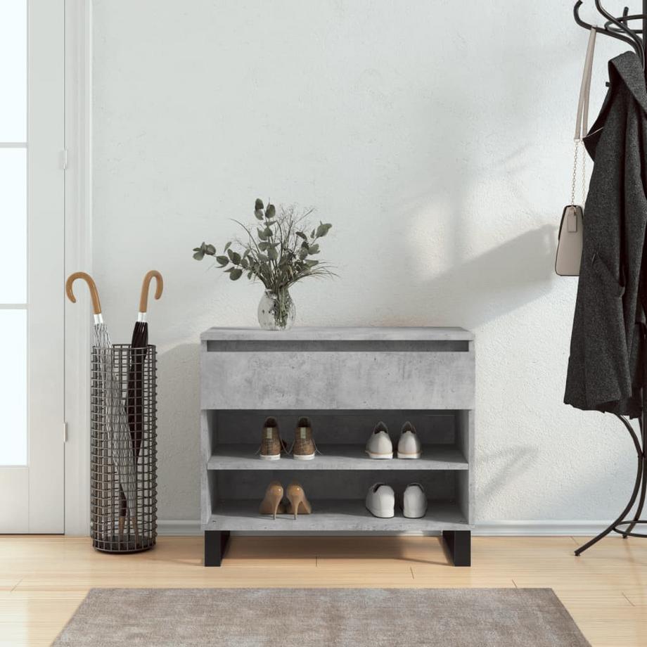 VidaXL Armoire à chaussures bois d'ingénierie  