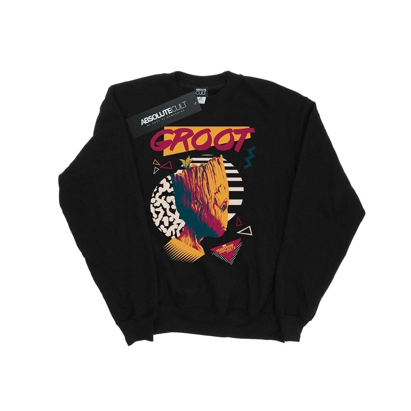 Image of Guardians Of The Galaxy Vol. 2 80s Groot Sweatshirt Unisex Schwarz 152-158
