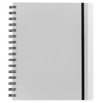 KOLMA Notizbuch Easy KolmaFlex A5 06.551.00 transp., kariert 5mm 100 Bl.