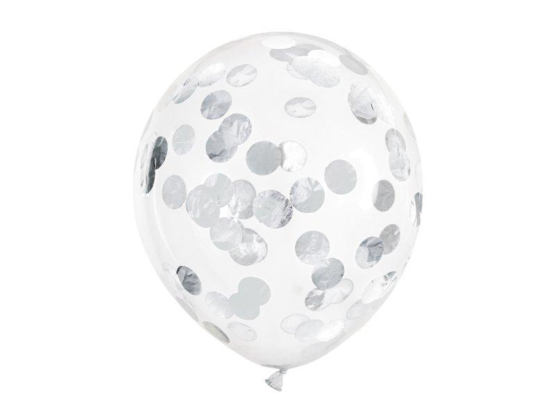 Image of Partydeco Bk12-3-018-6 Partydekorationen Spielzeugballon Unisex Transparent ONE SIZE