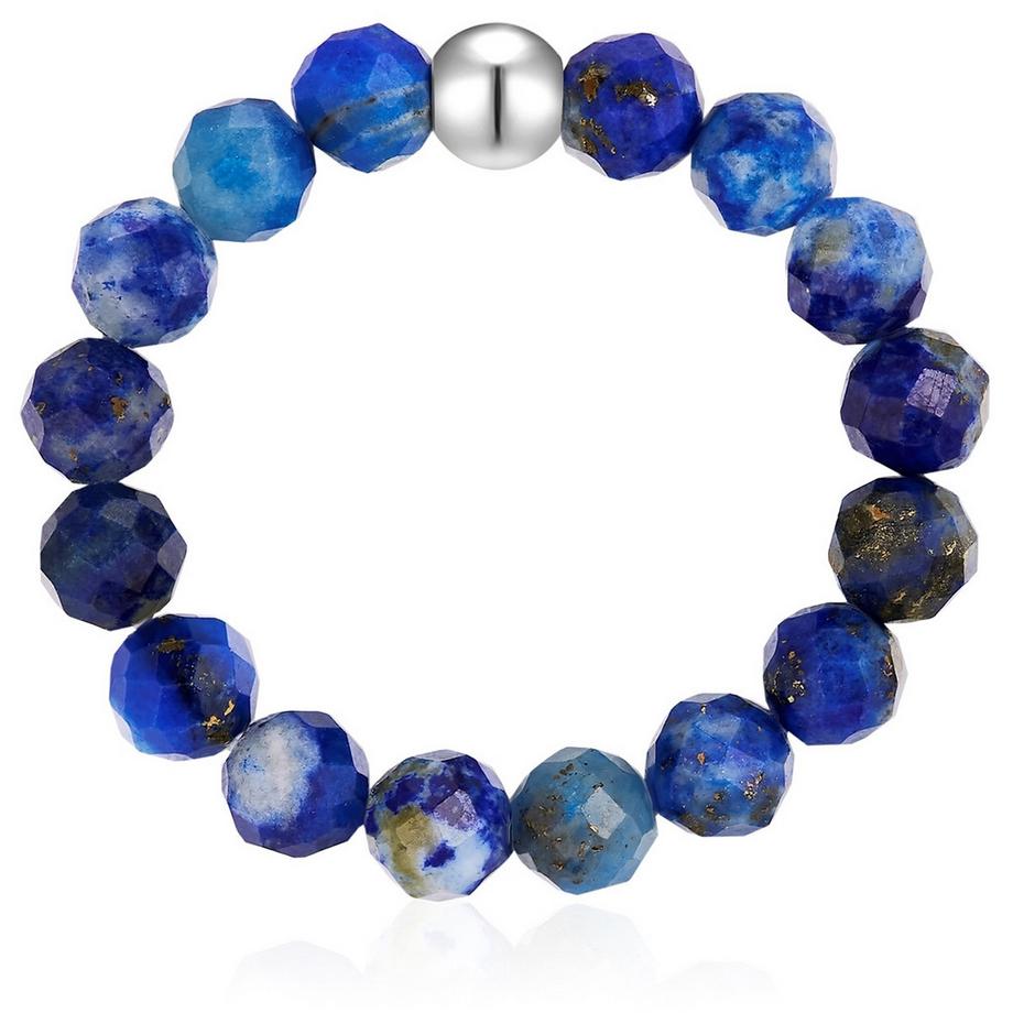 Glanzstücke München  Ring Edelstahl Lapislazuli 