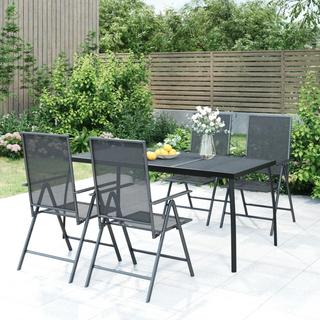 VidaXL Table de jardin acier  