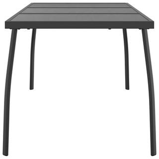 VidaXL Table de jardin acier  