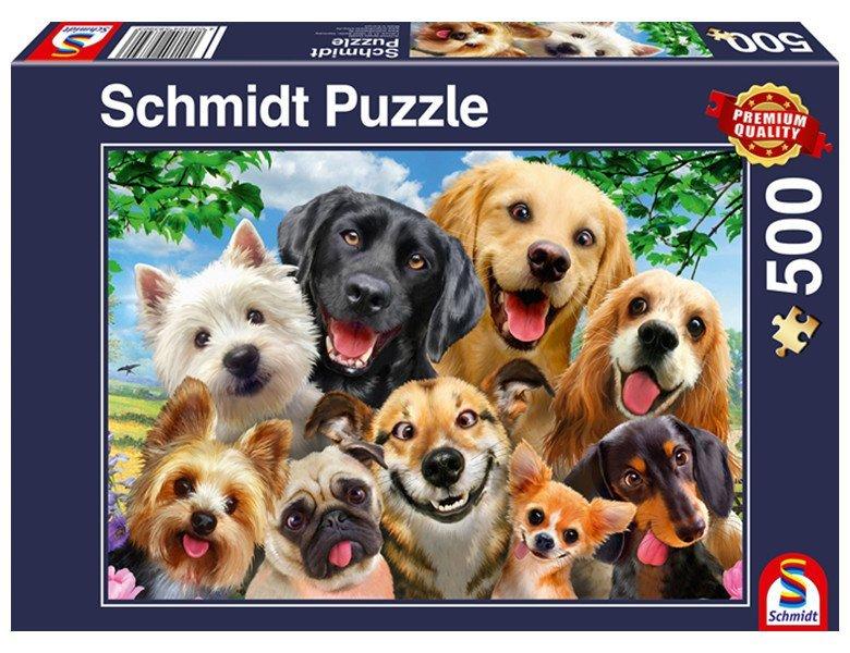 Image of Puzzle Hunde Selfie (500Teile)
