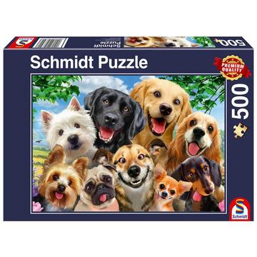 Puzzle Hunde Selfie (500Teile)