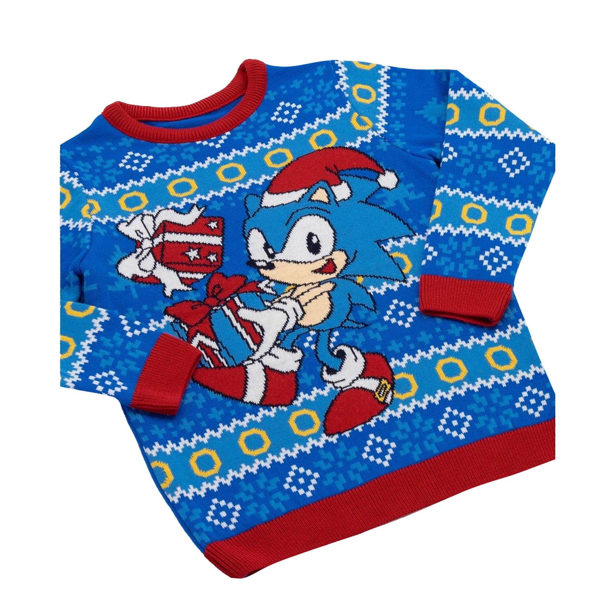 Sonic The Hedgehog  Pullover  weihnachtliches Design 