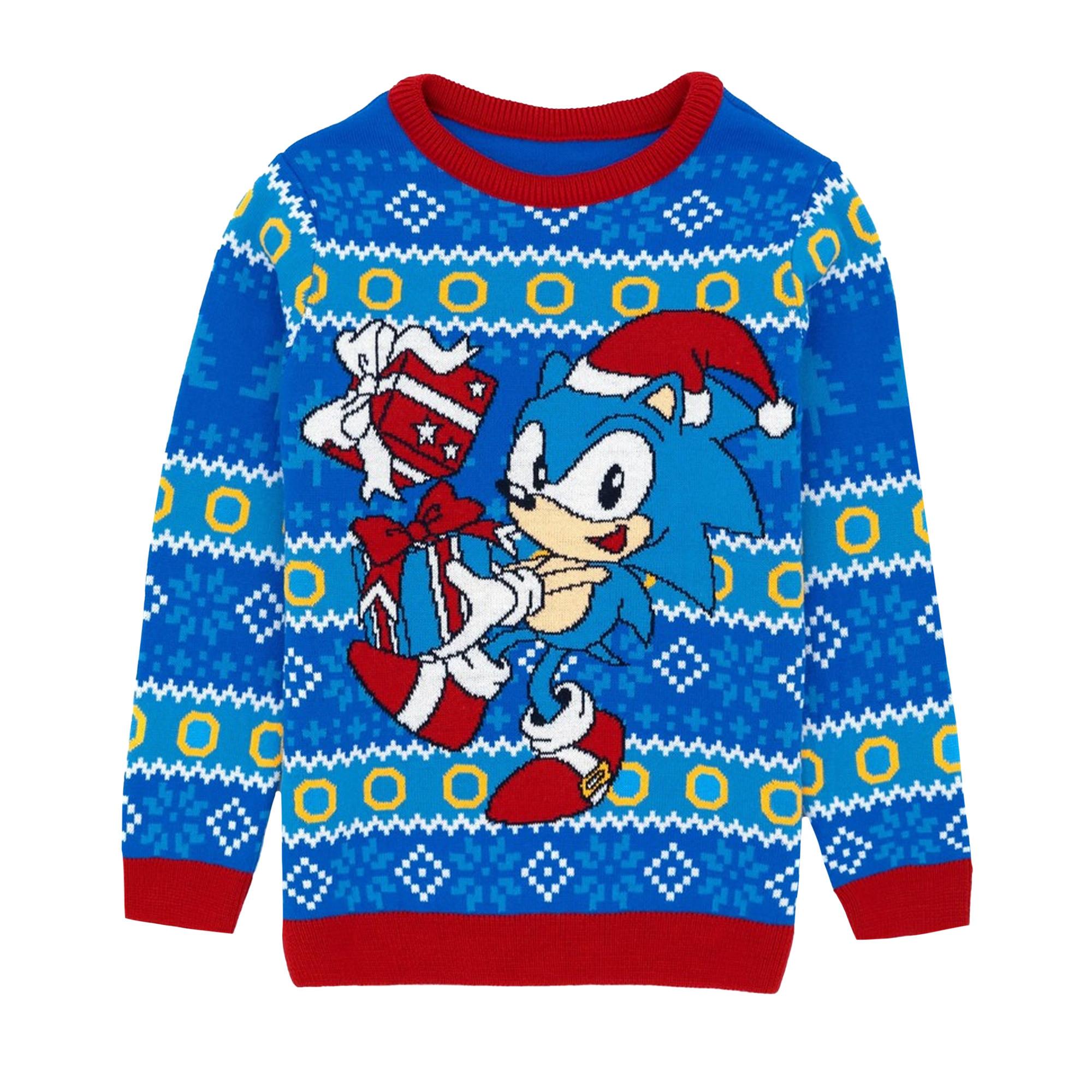 Sonic The Hedgehog  Pullover  weihnachtliches Design 