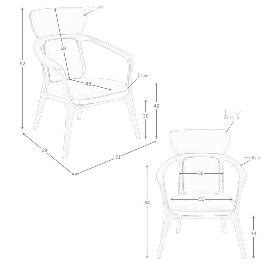 ANGEL CERDA Poltrona in similpelle  