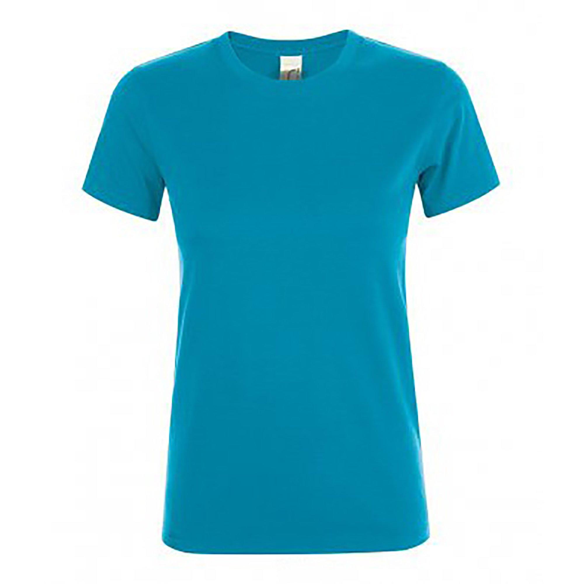 Image of Kurzarmtshirt Regent Damen Aquamarine L