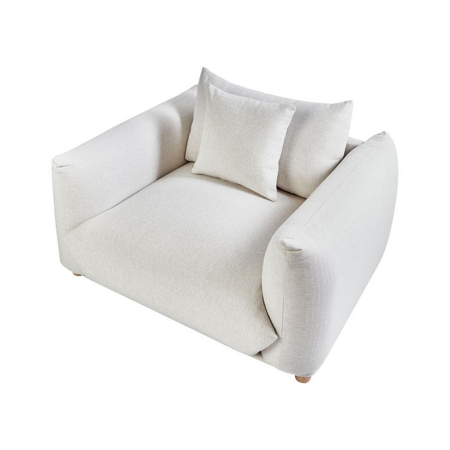 Beliani Fauteuil en Tissu Glamour LUVOS  