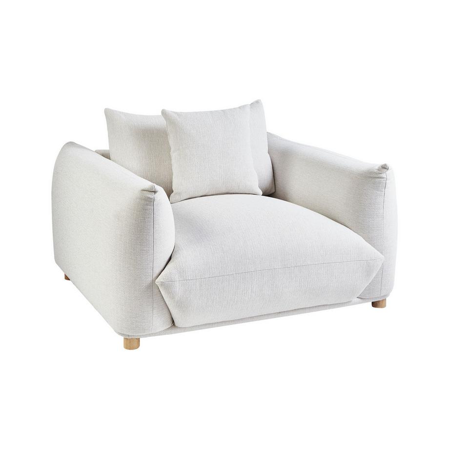 Beliani Fauteuil en Tissu Glamour LUVOS  