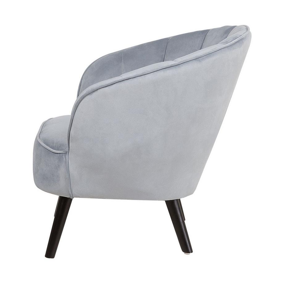 Beliani Fauteuil en Velours Glamour DALA  