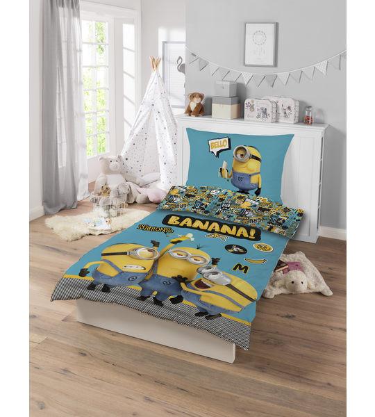 SkyBrands A/S Minions Banana Bettwäsche Set  