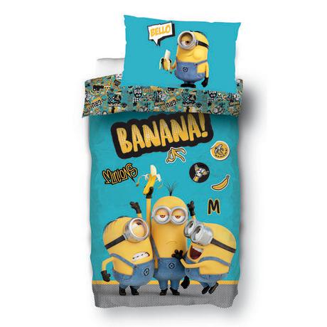 SkyBrands A/S Minions Banana Bettwäsche Set  