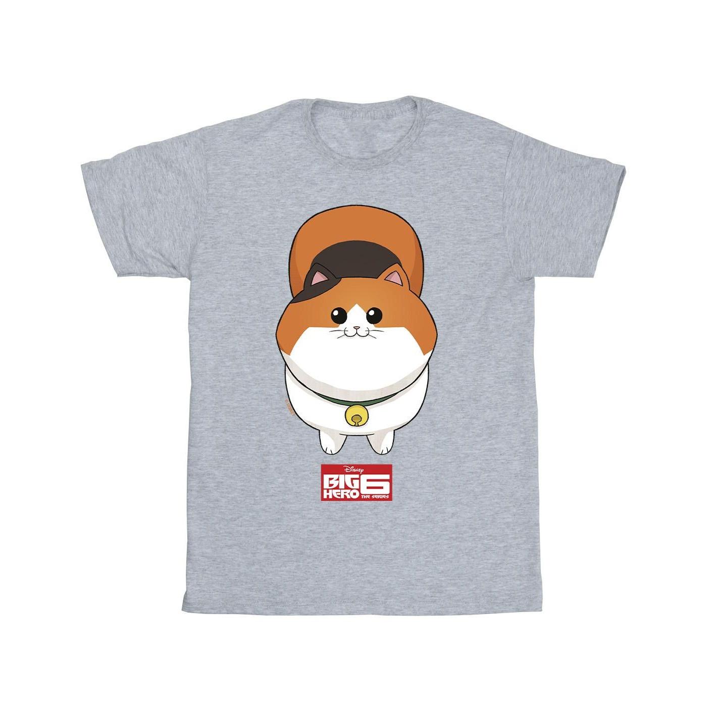 Image of Big Hero 6 Baymax Kitten Face Tshirt Unisex Grau 104