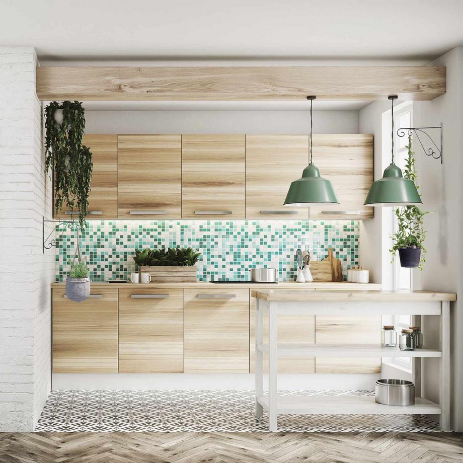 Northio set di 2 porta cesti appesi  