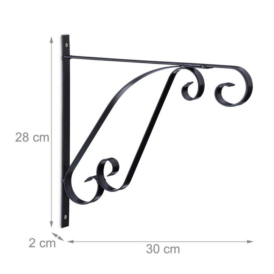 Northio set di 2 porta cesti appesi  