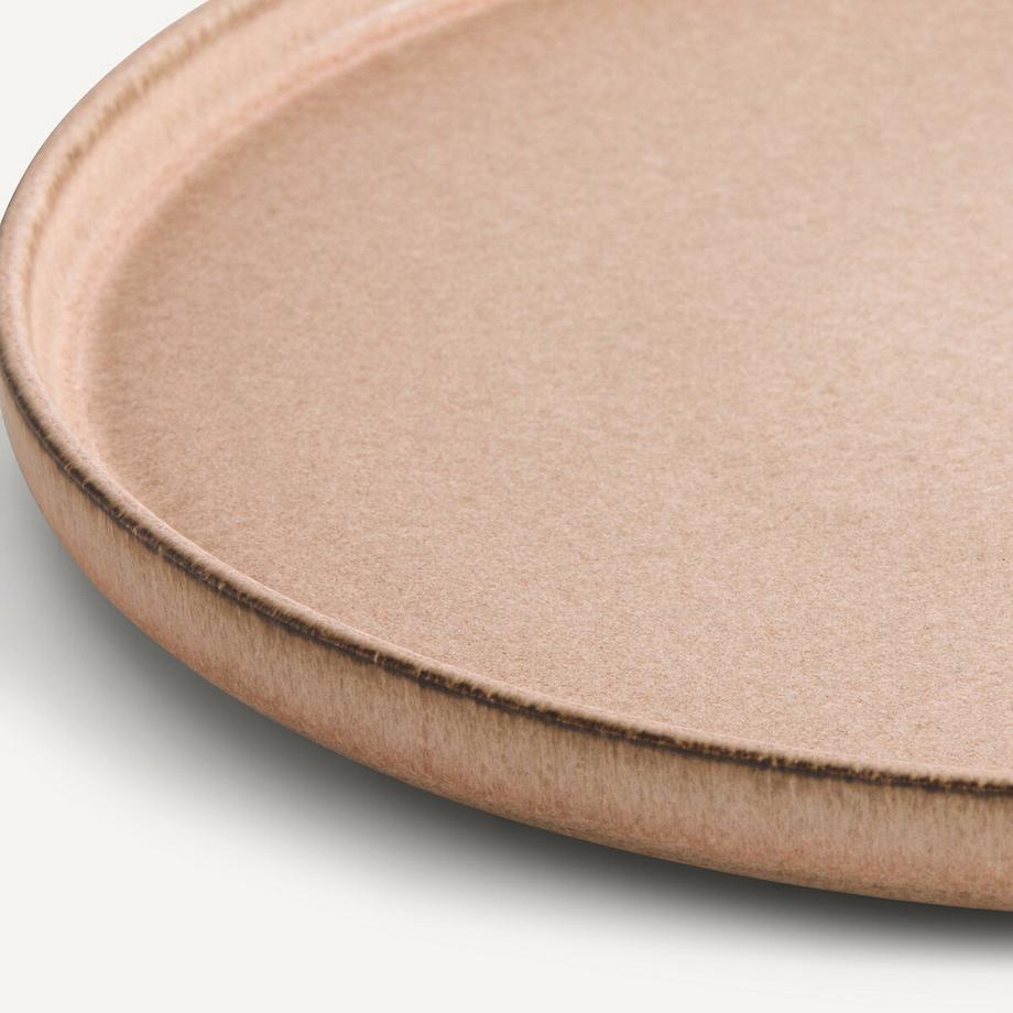 AM.PM Lot de 4 assiettes plates en grès  