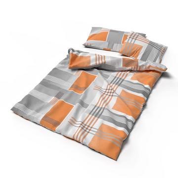 Lotus linge de lit jersey Jeffrey orange