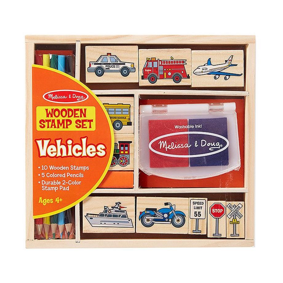 Melissa & Doug Melissa & Doug Jeu De Timbres De Véhicule  