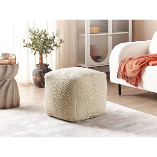 Beliani Pouf aus Baumwolle Boho JOARA  