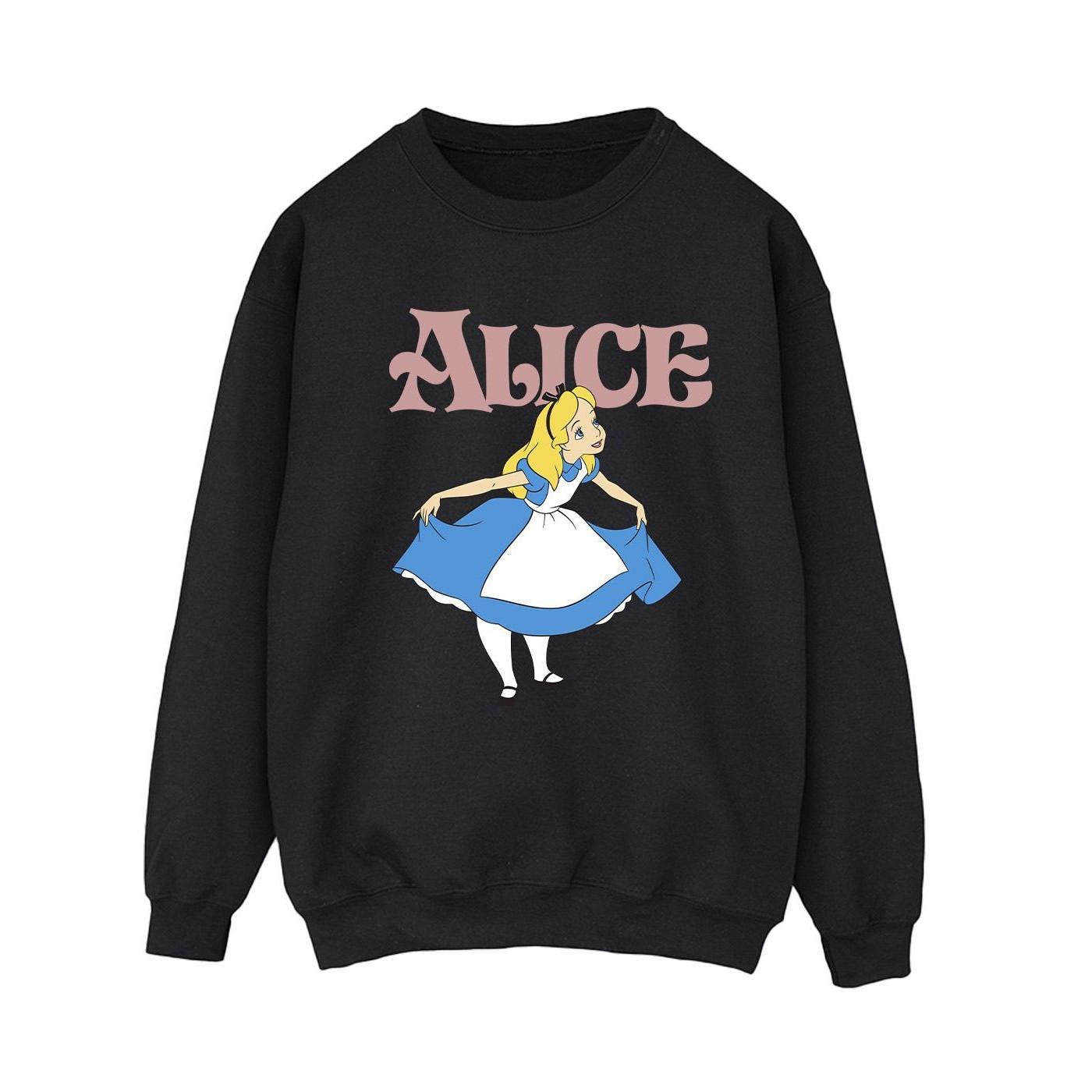 Image of Alice In Wonderland Take A Bow Sweatshirt Damen Schwarz XXL