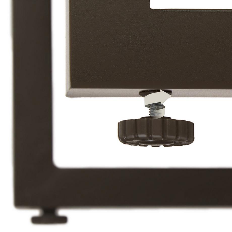 Tectake Garten-Loungeset Comosa für 4 Personen, Dicke der Sitzpolster 14 cm wasserabweisende, abnehmbare Polyesterbezüge  