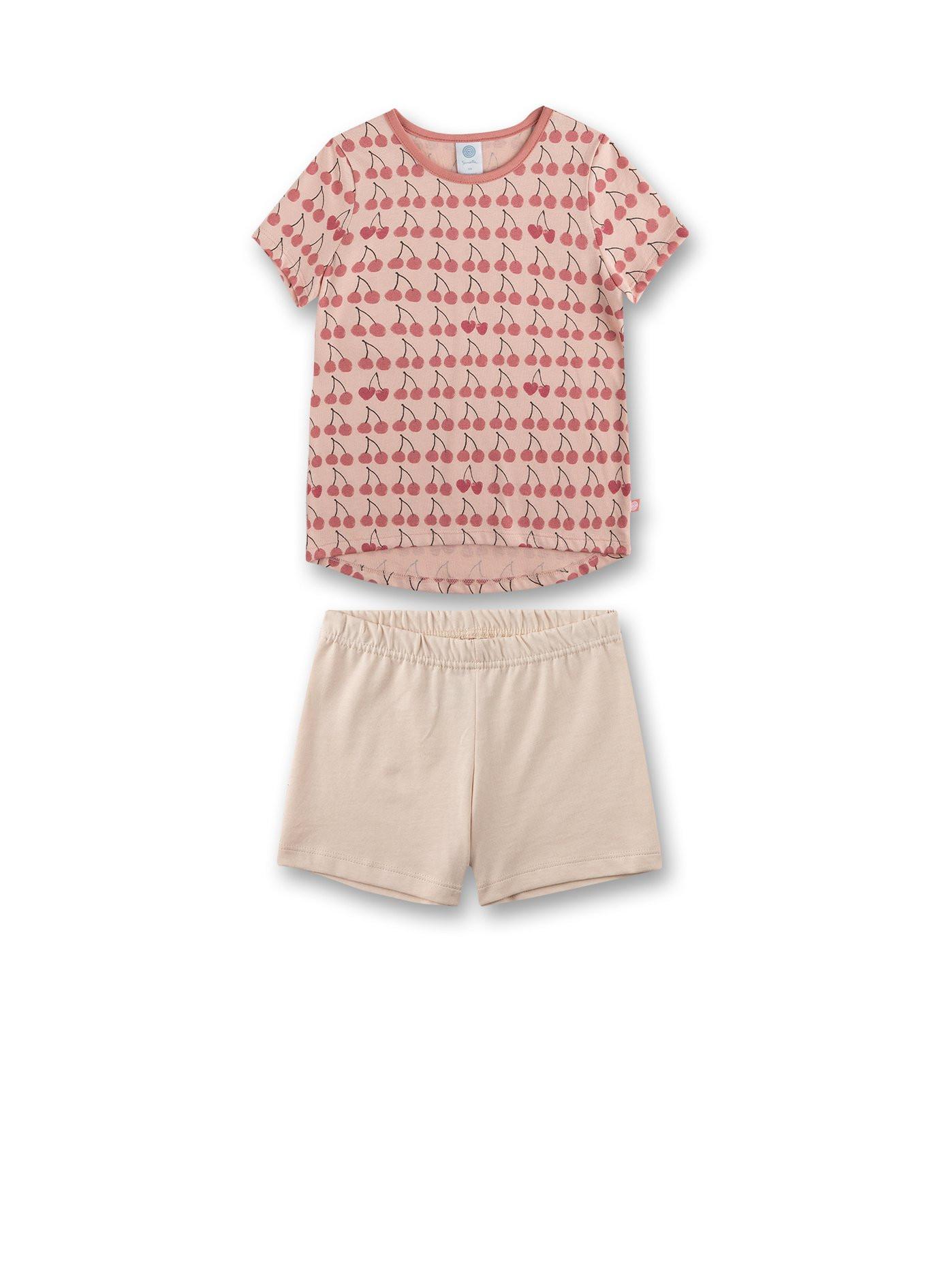 Image of Mädchen Schlafanzug Kurz Kirsche Allover Mädchen Multicolor 140