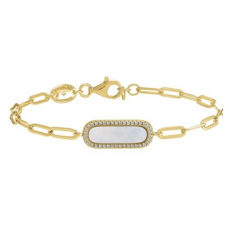 Charles Garnier  Goldenes Silberarmband 