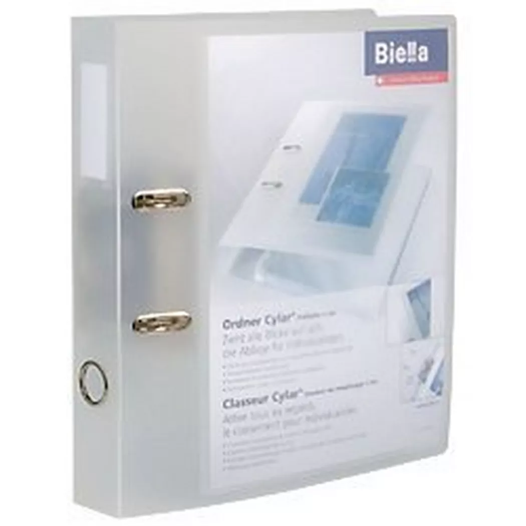 Biella – Ordner Clear Creative#1 4cm A4, 21cm, Transparent