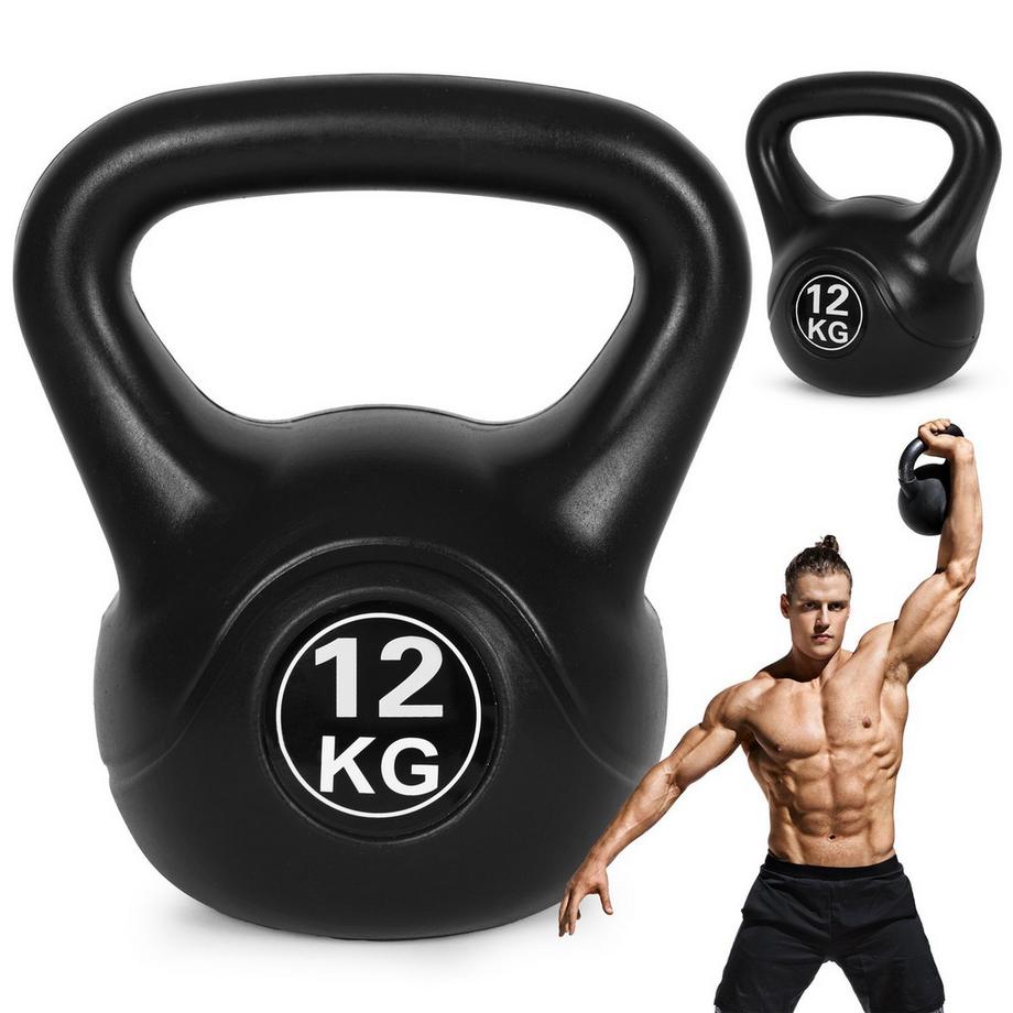 Kettlebell 12 kg pour l'exercice, haltère, balle de poids, charge de fitness, ModernHome
