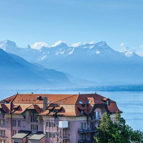 Smartbox  Romantik am Genfer See: 1 Übernachtung im Doppelzimmer mit Seeblick für 2 in Lausanne - Geschenkbox 