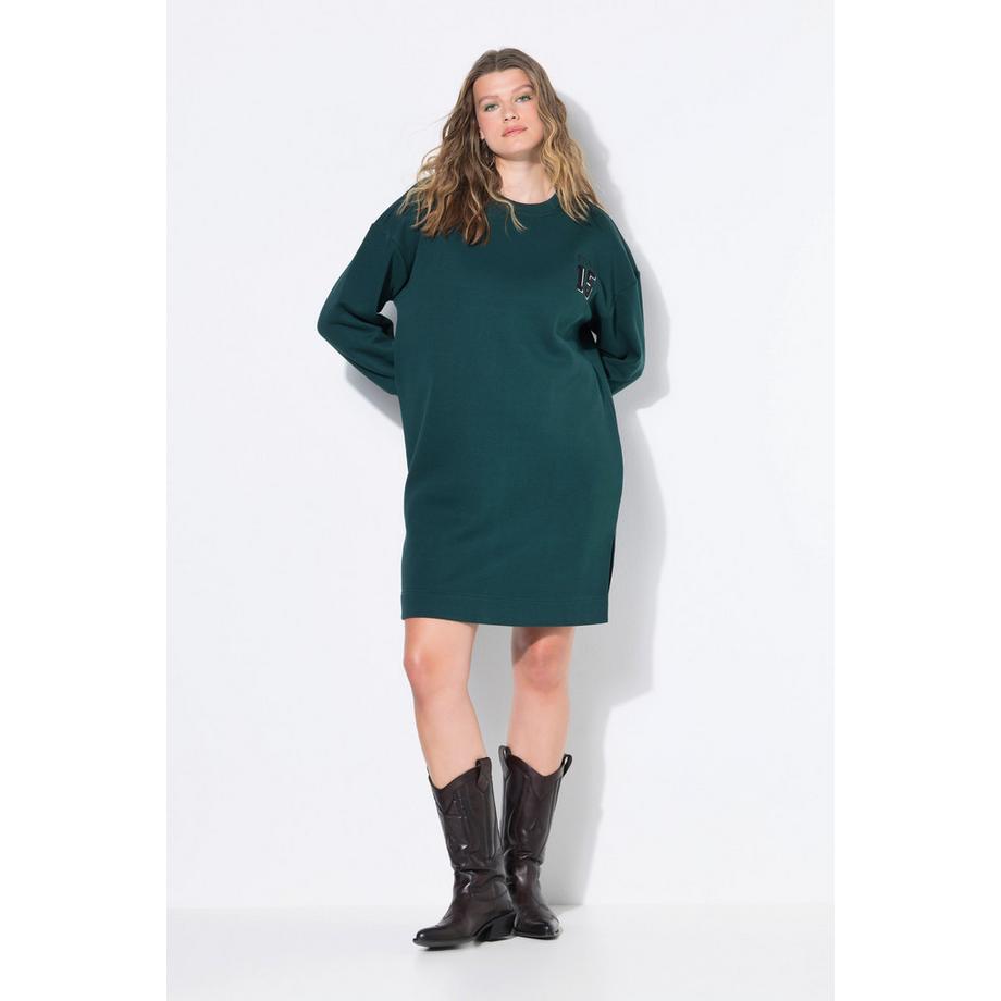Studio Untold Oversized Sweat-Midikleid mit Satin Zahl auf dem Rücken  