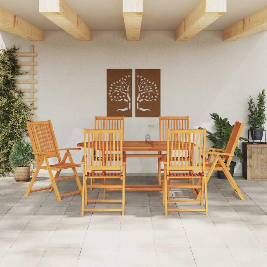 VidaXL Arredamento da Giardino Legno massello di acacia  