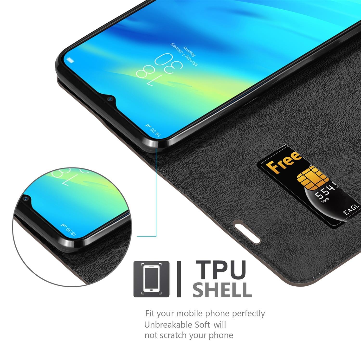 Cadorabo  Housse compatible avec Realme 7 PRO - Coque de protection avec fermeture magnétique, fonction de support et compartiment pour carte 