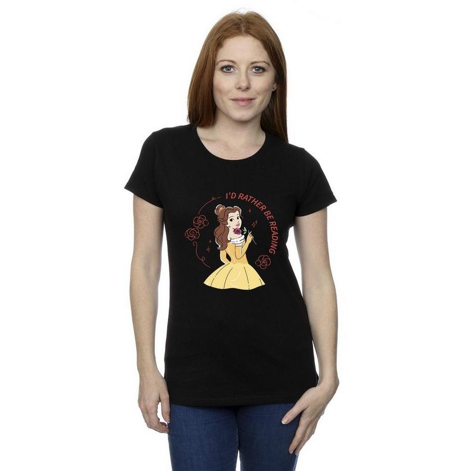 Disney Beauty And The Beast I'd Rather Be Reading T-Shirt  