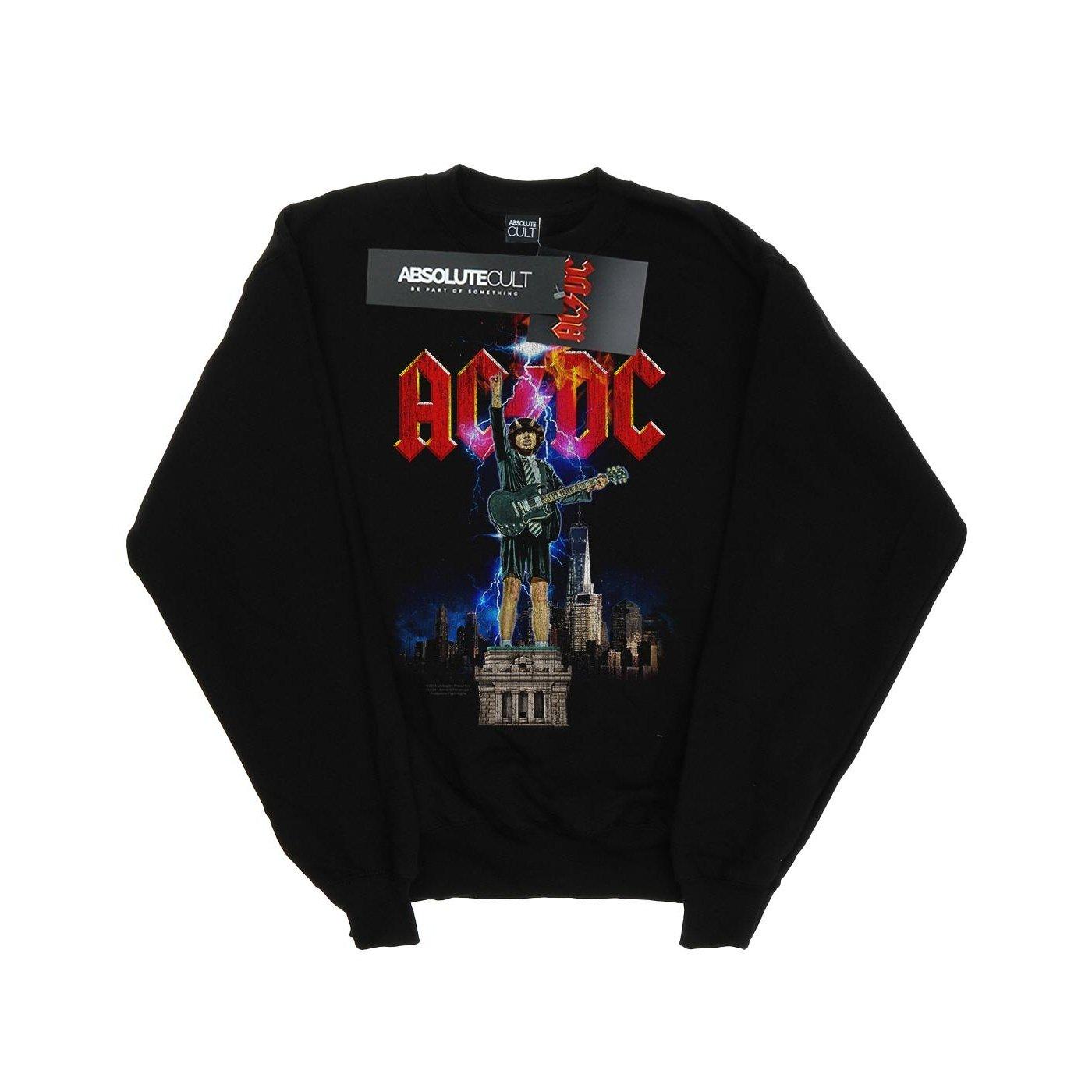 Image of Acdc Angus Nyc Sweatshirt Damen Schwarz L